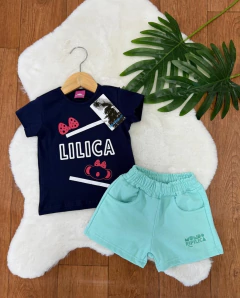 Conjunto Lílica shorts e baby look - Kit Multimarcas