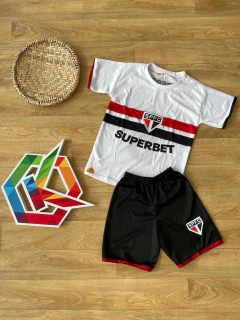 Conjunto Infantil Uniforme De Time De Futebol Menino - comprar online