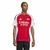 amisa arsenal, adidas, 2024-25, titular, masculina, futebol, esporte, canhão, Emirates, Visit Rwanda, vermelho, branco, azul marinho, Tevo Sports, camisa home do arsenal 24/25, camisa 1, arsenal canhão 

