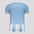 Camisa Paysandu Lobo I 2025/26 masculina na cor azul clara e branca, vista de costas.