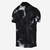 Camisa Corinthians Pré-jogo 25/26 masculina da Nike, cor preta, com design gráfico na parte de trás.
