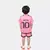 Conjunto Infantil Inter Miami #Messi 10 2024/25 - Rosa na internet