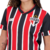 Camisa do São Paulo Feminina Away 2024/25 - Preta, Vermelha na internet