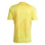 Camisa amarela da Seleção da Bélgica II 2025/26, vista traseira, com design moderno e detalhes em relevo.