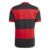 Camisa Flamengo comemorativa 81, em vermelho e preto, vista de costas.