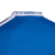 Detalhe da parte de trás da camisa azul do Cruzeiro, com o nome "CRUZEIRO" na gola e estrelas decorativas.