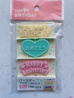Picks Happy Birthday Pastel