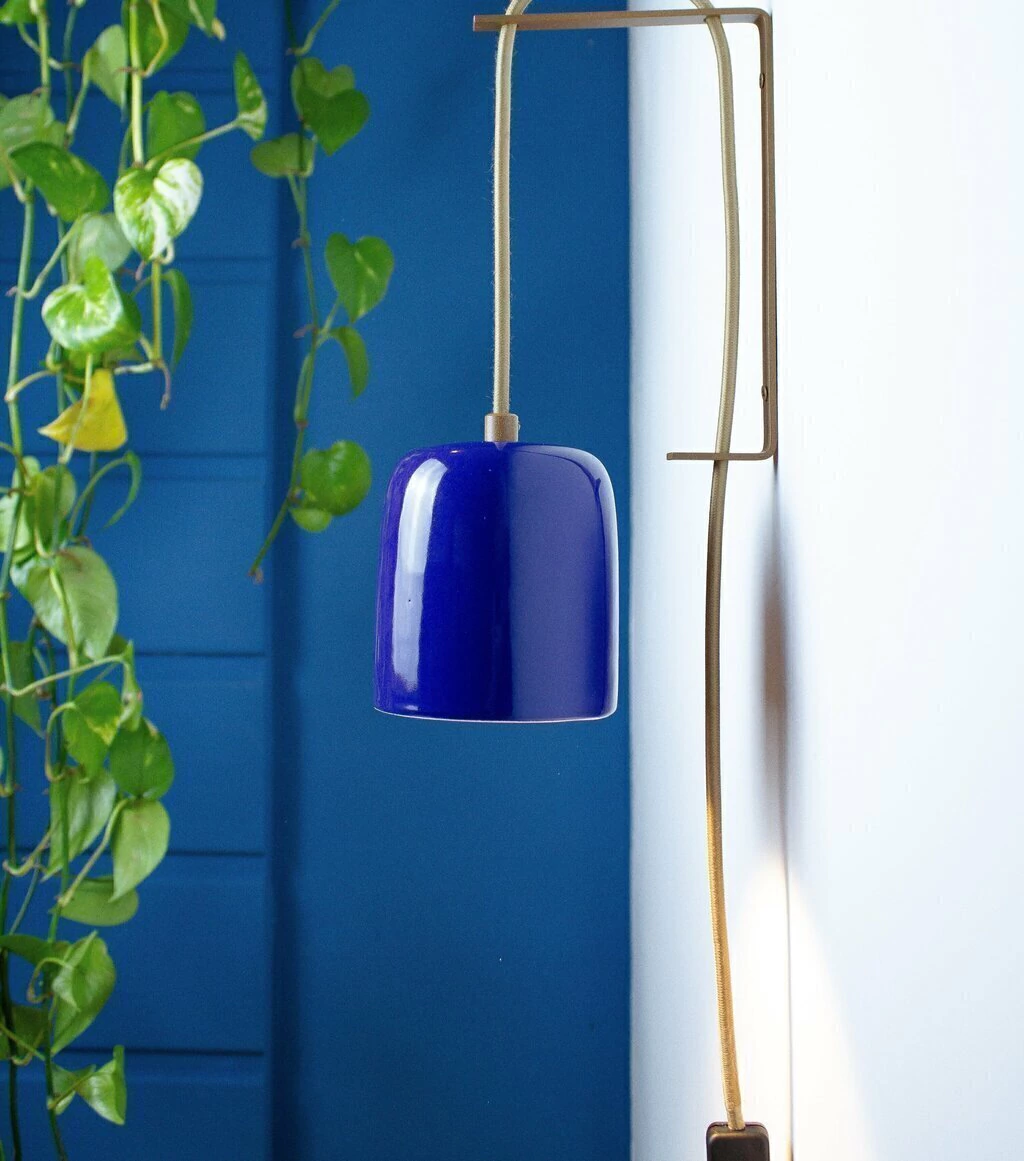 BAZAR 10% OFF - Arandela Cuia - Azul