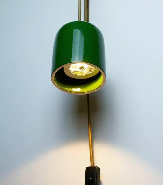 BAZAR 10% OFF - Arandela Cuia - Verde