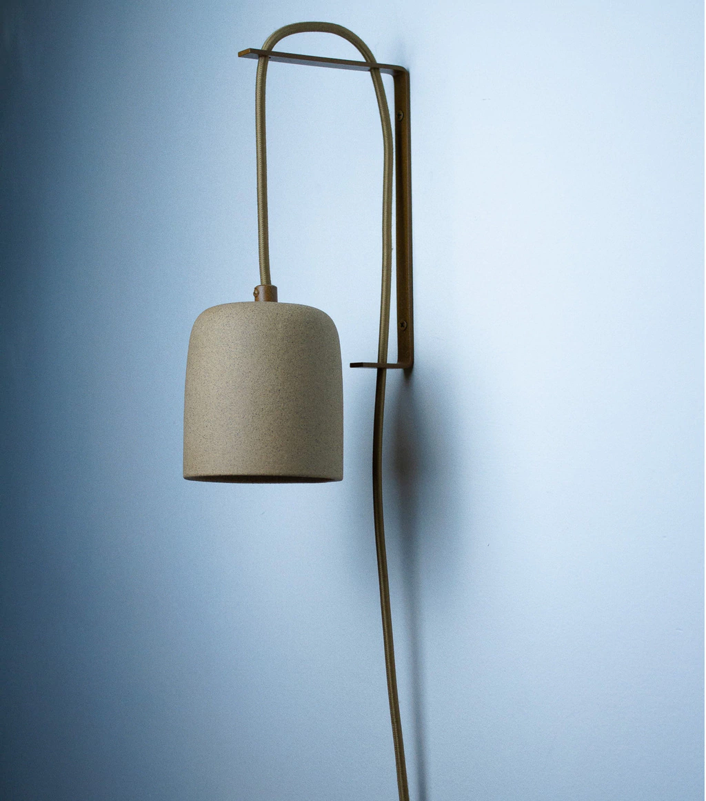 Arandela Cuia - Areia