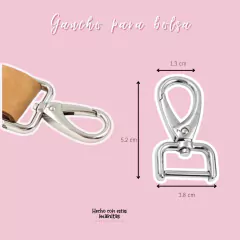 Par de ganchos para bolsa