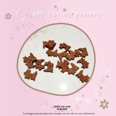 Botones Varias Formas - tienda en línea