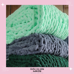 Estambre Chenille (Tipo Puffy) - Hecho con estas manitas