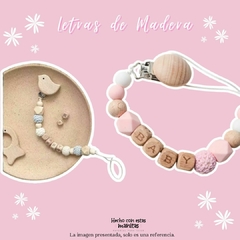 Letras de madera de haya - Hecho con estas manitas