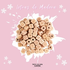 Letras de madera de haya - comprar en línea