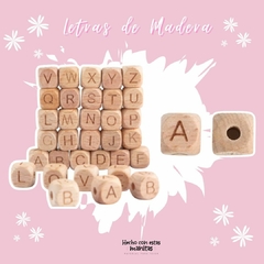 Letras de madera de haya en internet