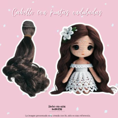 Cabello con Puntas Onduladas - Hecho con estas manitas