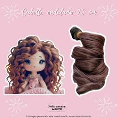 Cabello Ondulado 25 cms