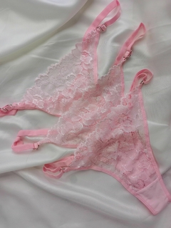 Less encaje Rosa