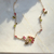 Colar Flor de Maio Multi Cristais Banho Ouro 18K