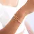 Pulseira Bracelete Nó Banho Ouro 18k