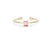 Anel Ajustável Solitário Color Banho Ouro 18k