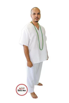 CONJUNTO MASCULINO EM OXFORD 2 PEÇAS