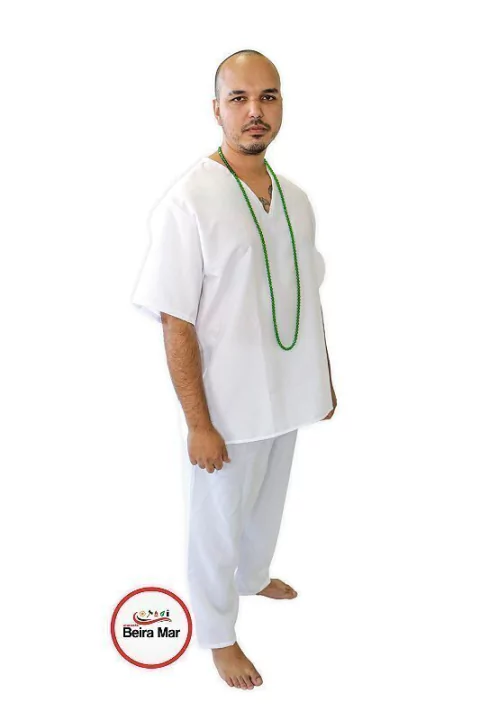 CONJUNTO MASCULINO EM OXFORD 2 PEÇAS