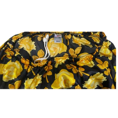 SAIA EM CETIM ESTAMPADO ROSAS AMARELAS on internet