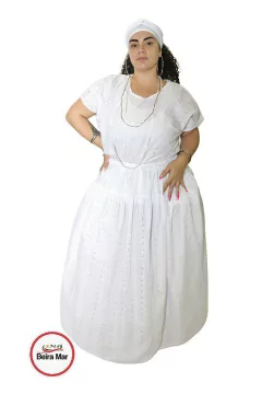 CONJUNTO FEMININO EM LAISE 2 PEÇAS (CAMISÚ + SAIA)