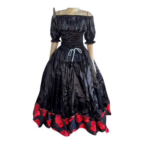 CONJUNTO POMBO GIRA 2 PEÇAS CETIM ESTAMPADO