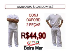 CONJUNTO MASCULINO EM OXFORD 2 PEÇAS - ATACADO BEIRA MAR CONFEÇÕES E ARTIGOS RELIGIOSOS