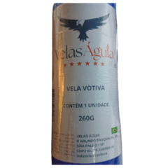 VELA 7 DIAS AZUL ROYAL 260G - ATACADO BEIRA MAR CONFEÇÕES E ARTIGOS RELIGIOSOS