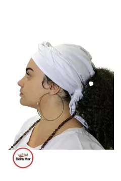 PANO DE CABEÇA (OJÁ) RETO EM BRIM (ALGODÃO 100%) BRANCO - buy online