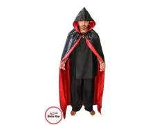 CAPA DUPLA FACE EM CETIM COM CAPUZ