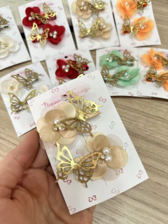 PAR FLORES ORGANZA na internet