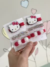HAIR CLIPS HELLO KITTY - TRIO