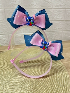 TIARA LAÇO EM PÉ STITCH