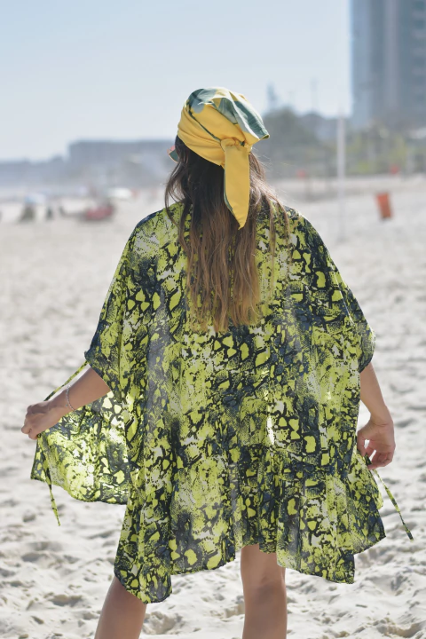 Kimono corto - reptil lima - comprar online