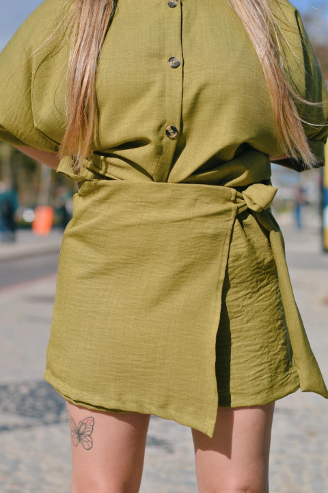 Short Pollera SET - Verde - comprar online