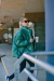 Maxi-Campera PUFFER - verde