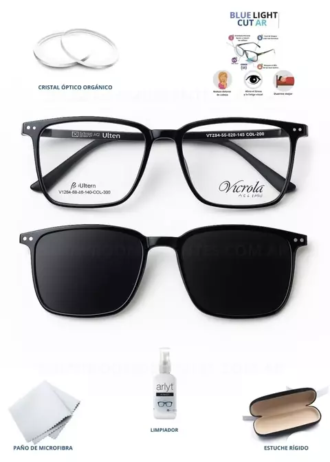 ANTEOJO CLIP ON POLARIZADO VICROLA V1284 200 NEGRO (INCLUYE 1 CLIP).. - comprar online