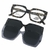 EDICION LIMITADA: ANTEOJO CLIP ON POLARIZADO GISZET UNICITY 1707 PRINT (INCLUYE 1 CLIP) - Showroom de Lentes