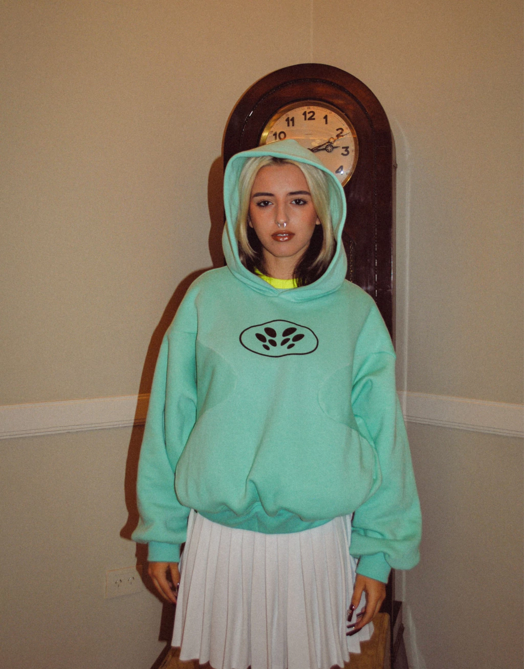 Hoodie Water Green "TRANQUILIDAD"