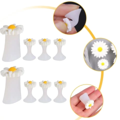 Separadores de silicón flor blanca - comprar en línea
