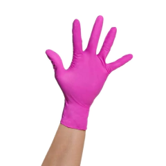 Guantes Nitrilo Rosa Uniseal