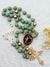 Terço Corrente - Verde Militar/Dourado - comprar online