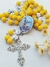 Terço Corrente - Amarelo/Prata - comprar online