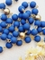 Terço Corrente - Azul Royal/Dourado - Juliana Costa Atelier