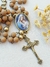 Terço Corrente - Marrom/Ouro Envelhecido - comprar online